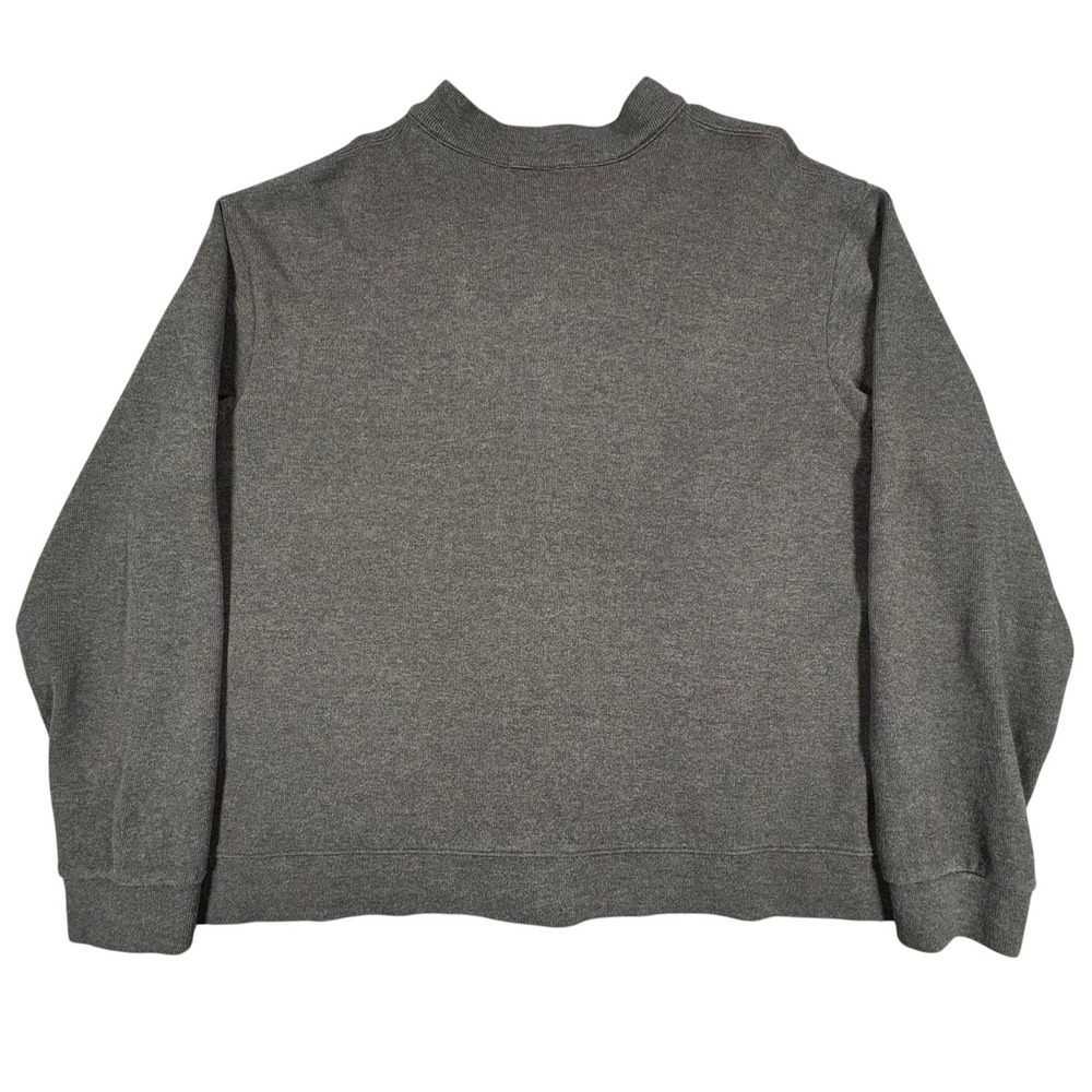 Vintage Y2K Polo Ralph Lauren Sweatshirt Jacket Mens XL Gray Full Zip Bomber - Picture 2 of 8